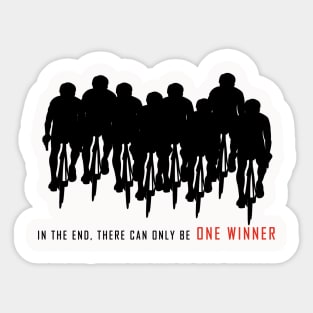 Tour de France Only One Winner / cycling Sticker